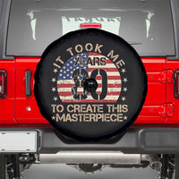 80th Birthday Spare Tire Cover It Took Me 80 Years To Create This Masterpiece Vintage American Flag