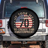 70th Birthday Spare Tire Cover It Took Me 70 Years To Create This Masterpiece Vintage American Flag
