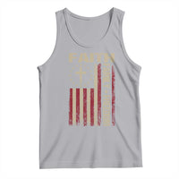 Faith Family Freedom Tank Top Patriotic Christian Vintage USA Flag - Wonder Print Shop