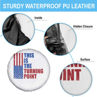 This is The Turning Point Spare Tire Cover USA Flag Patriotic Freedom Conservative - Wonder Print Shop
