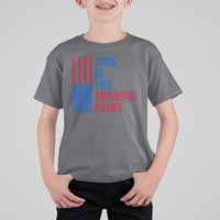 This is The Turning Point T Shirt For Kid USA Flag Patriotic Freedom Conservative - Wonder Print Shop