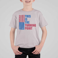 This is The Turning Point T Shirt For Kid USA Flag Patriotic Freedom Conservative - Wonder Print Shop