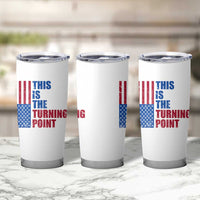 This is The Turning Point Tumbler Cup USA Flag Patriotic Freedom Conservative - Wonder Print Shop