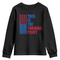 This is The Turning Point Youth Sweatshirt USA Flag Patriotic Freedom Conservative - Wonder Print Shop