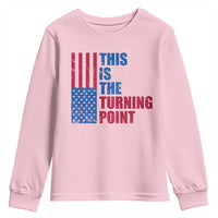 This is The Turning Point Youth Sweatshirt USA Flag Patriotic Freedom Conservative - Wonder Print Shop