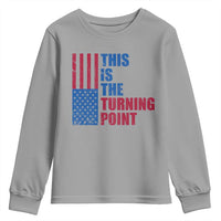 This is The Turning Point Youth Sweatshirt USA Flag Patriotic Freedom Conservative - Wonder Print Shop