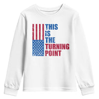 This is The Turning Point Youth Sweatshirt USA Flag Patriotic Freedom Conservative - Wonder Print Shop