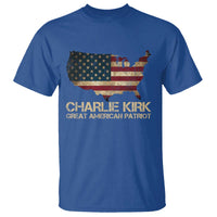 Charlie Kirk T Shirt Great American Patriot USA Flag - Wonder Print Shop