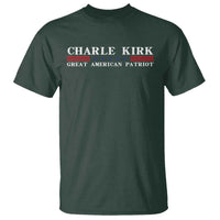 Charlie Kirk T Shirt Great American Patriot USA Freedom Conservative - Wonder Print Shop