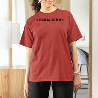 Team Kirk T Shirt For Women Last Name Funny Surname Team Kirk Family Reunion - Wonder Print Shop