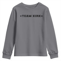 Team Kirk Youth Sweatshirt Last Name Funny Surname Team Kirk Family Reunion - Wonder Print Shop