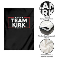 Team Kirk Garden Flag Last Name Kirk Family Name Matching Member Surname - Wonder Print Shop