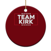 Team Kirk Ceramic Ornament Last Name Kirk Family Name Matching Member Surname - Wonder Print Shop