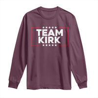 Team Kirk Long Sleeve Shirt Last Name Kirk Family Name Matching Member Surname - Wonder Print Shop
