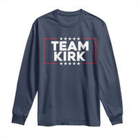 Team Kirk Long Sleeve Shirt Last Name Kirk Family Name Matching Member Surname - Wonder Print Shop