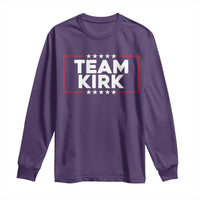 Team Kirk Long Sleeve Shirt Last Name Kirk Family Name Matching Member Surname - Wonder Print Shop