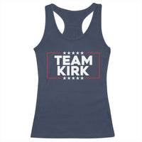 Team Kirk Racerback Tank Top Last Name Kirk Family Name Matching Member Surname - Wonder Print Shop