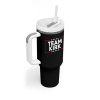 Team Kirk Tumbler With Handle Last Name Kirk Family Name Matching Member Surname - Wonder Print Shop