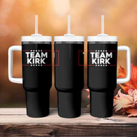 Team Kirk Tumbler With Handle Last Name Kirk Family Name Matching Member Surname - Wonder Print Shop