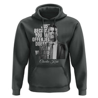 Charlie Kirk Hoodie Free Speech Memorial Tribute - Wonder Print Shop