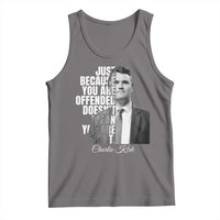 Charlie Kirk Tank Top Free Speech Memorial Tribute - Wonder Print Shop