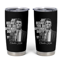 Charlie Kirk Tumbler Cup Free Speech Memorial Tribute - Wonder Print Shop