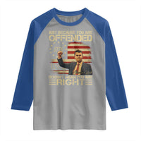 Charlie Kirk Memorial Raglan Shirt Freedom Commemorative USA Flag Tribute - Wonder Print Shop