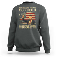Charlie Kirk Memorial Sweatshirt Freedom Commemorative USA Flag Tribute - Wonder Print Shop