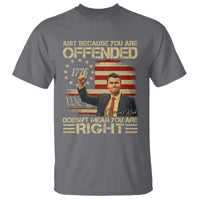 Charlie Kirk Memorial T Shirt Freedom Commemorative USA Flag Tribute - Wonder Print Shop