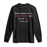 Charlie Kirk Long Sleeve Shirt True Patriot Tribute Freedom Conservative Supporter - Wonder Print Shop