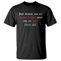 Charlie Kirk T Shirt True Patriot Tribute Freedom Conservative Supporter - Wonder Print Shop