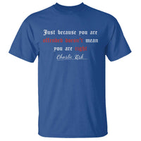 Charlie Kirk T Shirt True Patriot Tribute Freedom Conservative Supporter - Wonder Print Shop