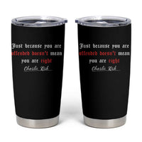 Charlie Kirk Tumbler Cup True Patriot Tribute Freedom Conservative Supporter - Wonder Print Shop