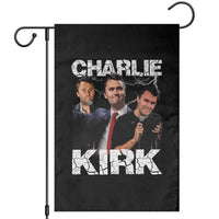 Charlie Kirk Garden Flag Freedom Speech A True Patriot Tribute Bootleg - Wonder Print Shop