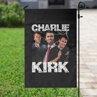 Charlie Kirk Garden Flag Freedom Speech A True Patriot Tribute Bootleg - Wonder Print Shop