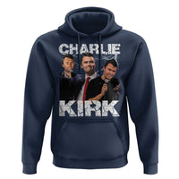 Charlie Kirk Hoodie Freedom Speech A True Patriot Tribute Bootleg - Wonder Print Shop