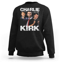 Charlie Kirk Sweatshirt Freedom Speech A True Patriot Tribute Bootleg - Wonder Print Shop