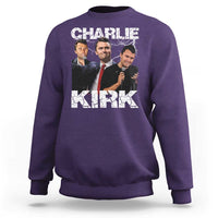 Charlie Kirk Sweatshirt Freedom Speech A True Patriot Tribute Bootleg - Wonder Print Shop