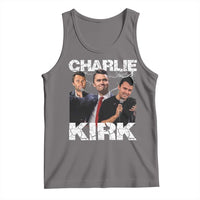Charlie Kirk Tank Top Freedom Speech A True Patriot Tribute Bootleg - Wonder Print Shop