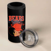 Bears Girl 4 in 1 Can Cooler Tumbler Sports Fan Team Spirit Black Girls - Wonder Print Shop