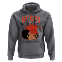 Bears Girl Hoodie Sports Fan Team Spirit Black Girls - Wonder Print Shop