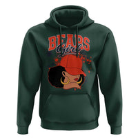 Bears Girl Hoodie Sports Fan Team Spirit Black Girls - Wonder Print Shop