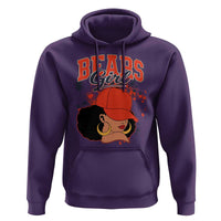 Bears Girl Hoodie Sports Fan Team Spirit Black Girls - Wonder Print Shop