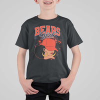 Bears Girl T Shirt For Kid Sports Fan Team Spirit Black Girls - Wonder Print Shop