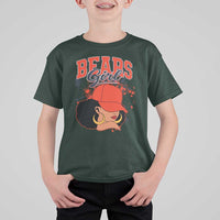 Bears Girl T Shirt For Kid Sports Fan Team Spirit Black Girls - Wonder Print Shop