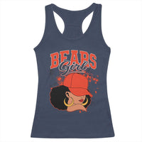 Bears Girl Racerback Tank Top Sports Fan Team Spirit Black Girls - Wonder Print Shop