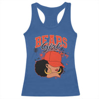 Bears Girl Racerback Tank Top Sports Fan Team Spirit Black Girls - Wonder Print Shop