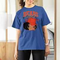 Bears Girl T Shirt For Women Sports Fan Team Spirit Black Girls - Wonder Print Shop