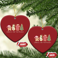 Pregnancy Announcement Christmas Ornament Cookies For Two Please Xmas Maternity Gift - Wonder Print Shop
