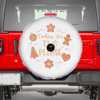 Christmas Pregnant Spare Tire Cover Cookies For Two Please Pregnancy Announcement - Wonder Print Shop